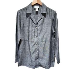 Vintage Shirt Linen Button Down